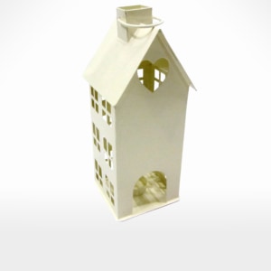 Hut T-Light Holder by Noah's Ark Exports