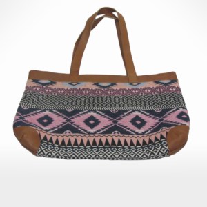 Leather & Cloth Bag by Noah's Ark Exports