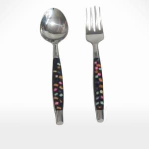 Bone Inlay Flatware Set by Noah's Ark Exports