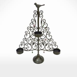 Tree T-Light Holder by Noah's Ark Exports