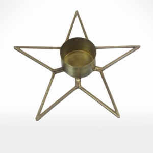 Star T-Light Holder by Noah's Ark Exports