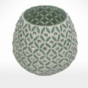 Glass T-Light by Noah's Ark Exports