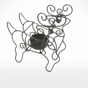 Reindeer T-Light by Noah's Ark Exports