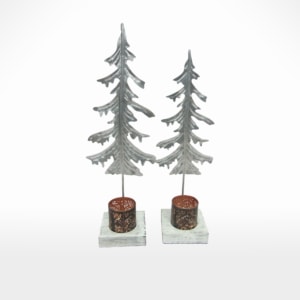 Tree Votive T-Light s/2 by Noah's Ark Exports