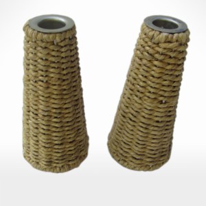 Woven Candle Holder by Noah's Ark Exports
