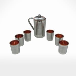 Jug and Glasses by Noah's Ark Exports