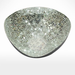 Glass Mosice Bowl by Noah's Ark Exports