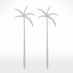 Reusable Stainless Steel Drink Stirrer S/2 by Noah's Ark Exports